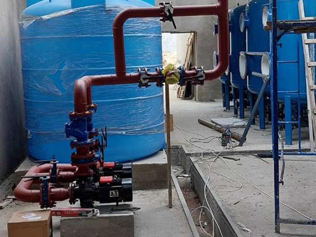 Строительство сетей водоснабжения